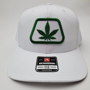 Pioneer Weed Richardson 112 Trucker Cap Hat Mesh Snapback Textured Patch